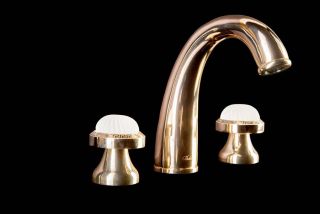 Смеситель для раковины Boheme Satine золото 297-ST